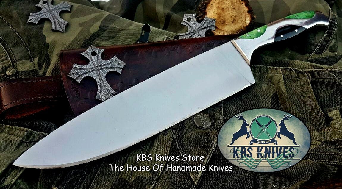 Custom Handmade 440 Steel Chef Knife - Image 4