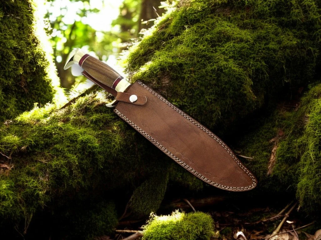 Custom Handmade Best Bowie Knife for Sale – 17" D2 Steel - Image 2