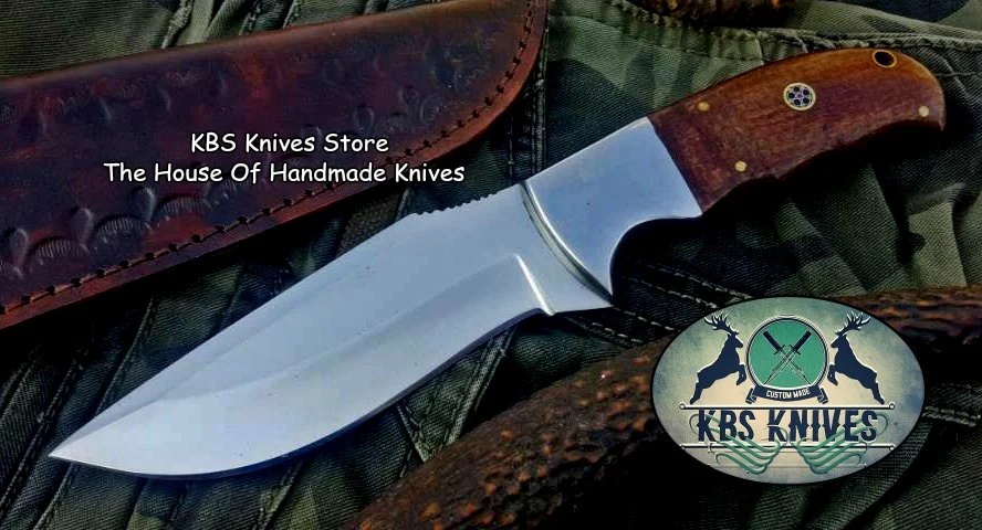 Custom Handmade D2 Tool Steel Hunting Skinning Camping Knife - Image 5