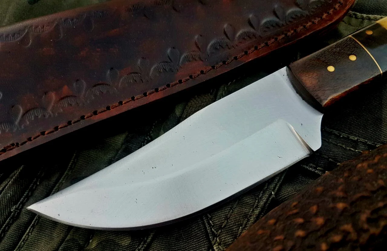 Custom Handmade D2 Tool Steel Hunting Skinning Knife - Image 2