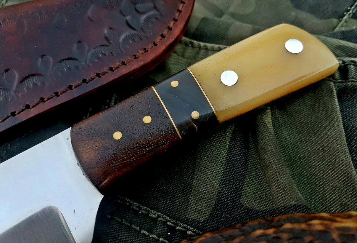 Custom Handmade D2 Tool Steel Hunting Skinning Knife - Image 4
