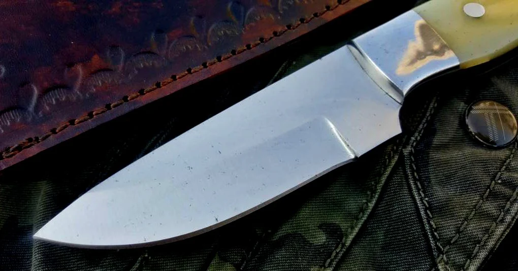 Custom Handmade D2 Tool Steel Hunting Skinning Knife - Image 2