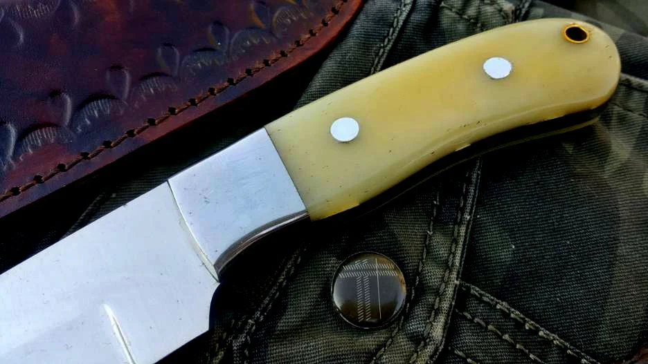 Custom Handmade D2 Tool Steel Hunting Skinning Knife - Image 3