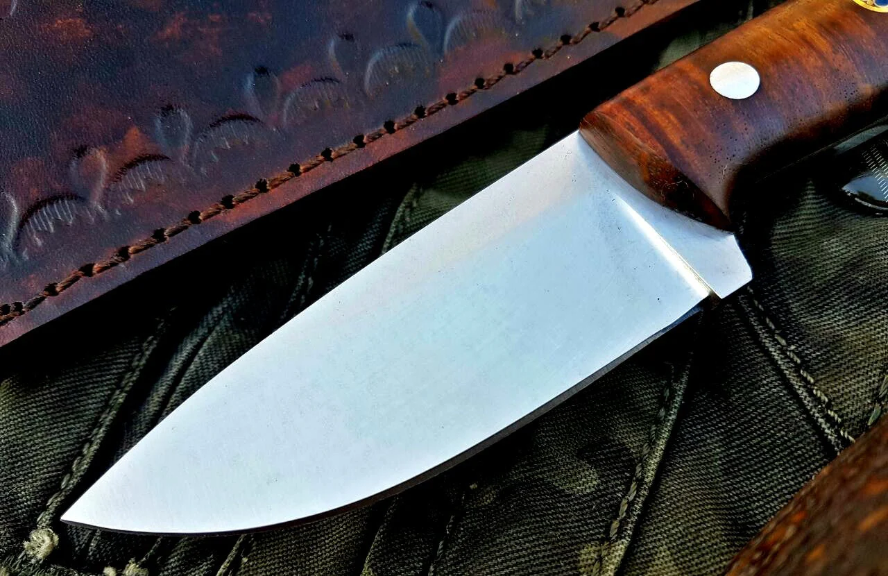 Custom Handmade D2 Tool Steel Skinning Knife - Image 2
