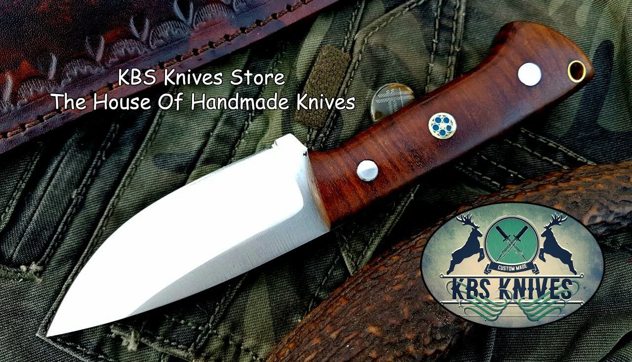 Custom Handmade D2 Tool Steel Skinning Knife - Image 4