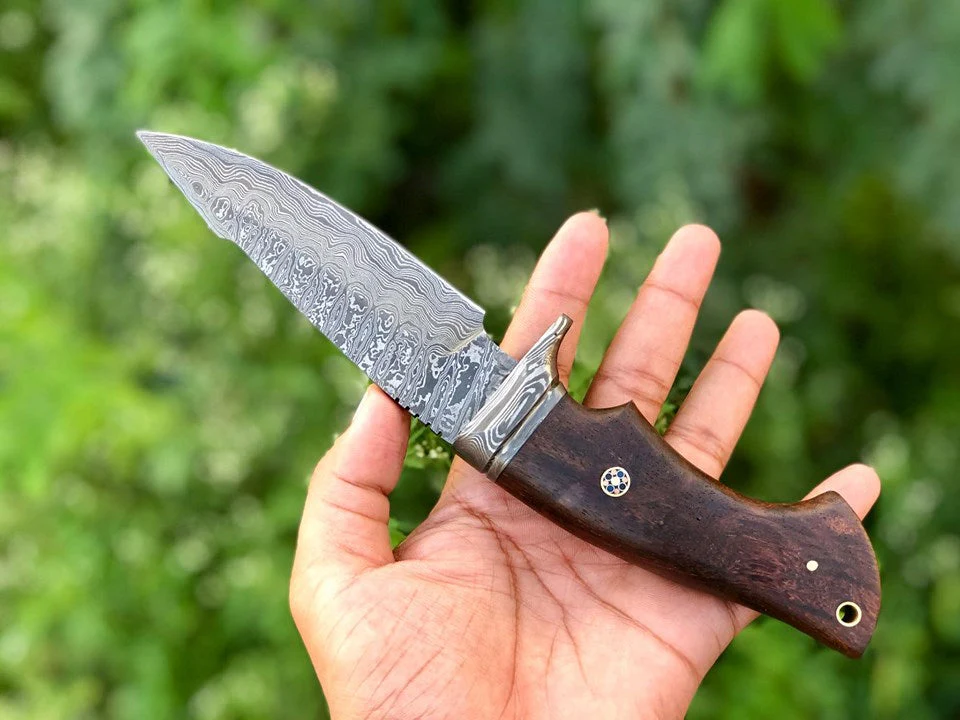 Custom Handmade Damascus Hunting knife - Image 3