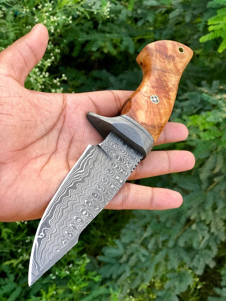 Custom Handmade Damascus Hunting knife - Image 3