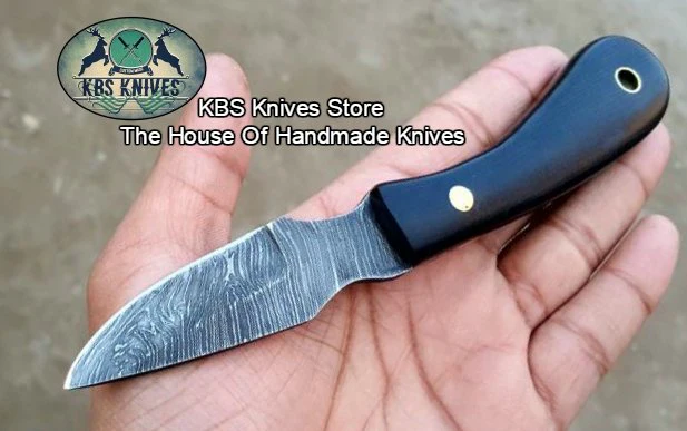 Custom Handmade Damascus Steel EDC Hunting Knives - Image 2