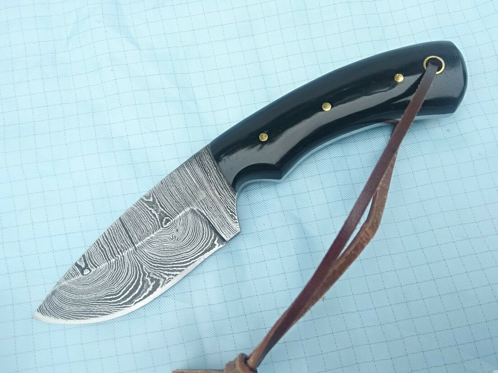 Custom Handmade Damascus Steel Fixed Blade Skinning Knife - Image 2