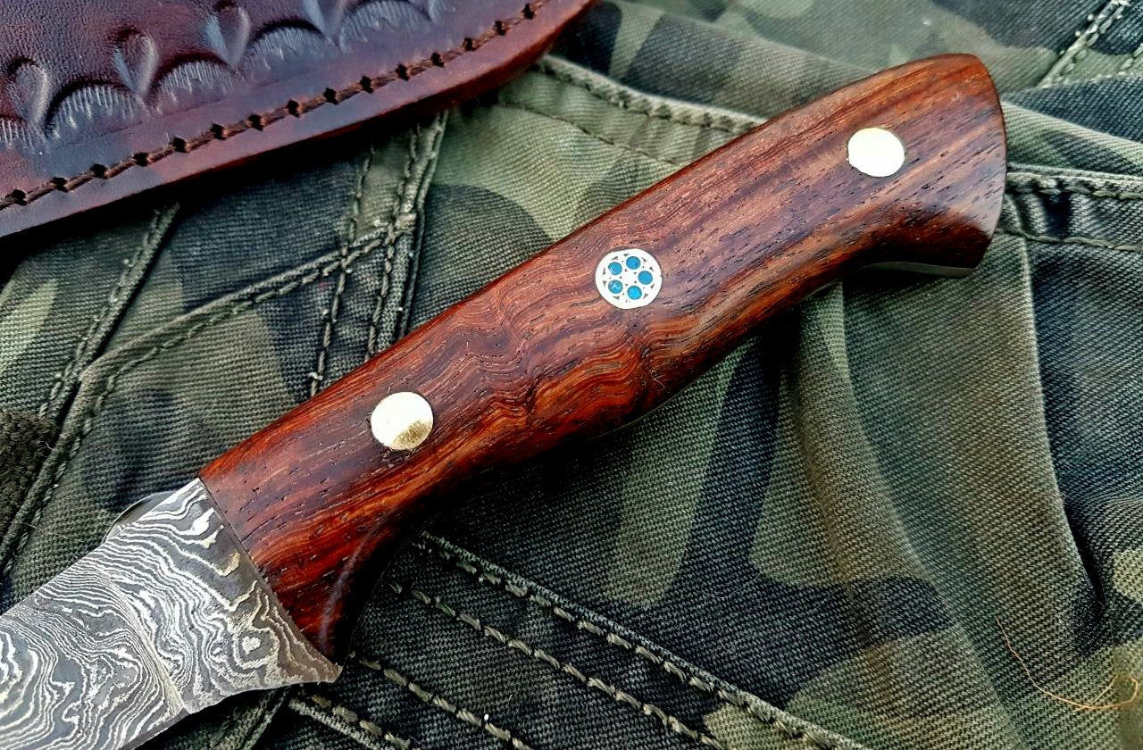 Custom Handmade Damascus Steel Flexible Blade Boning Knife - Image 3