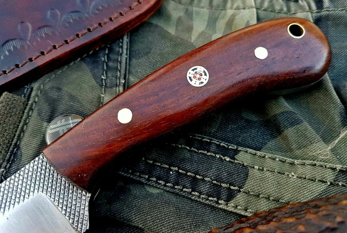 Custom Handmade File Tool Steel Hunting Skinning Knife - Image 3