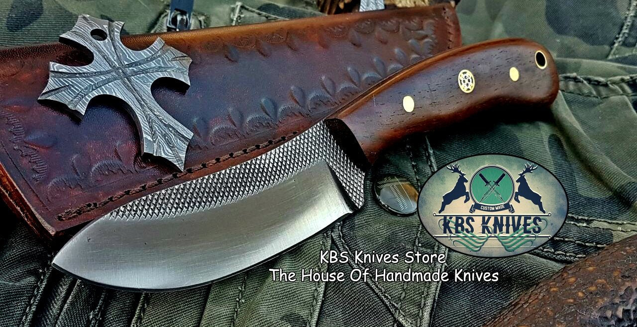 Custom Handmade File Tool Steel Hunting Skinning Knife - Image 4