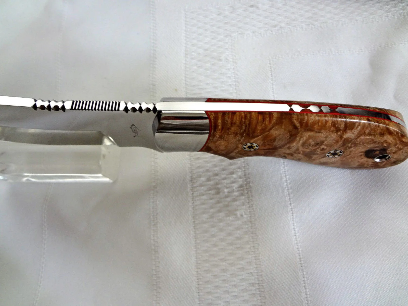 Custom Handmade High Polished D2 Steel Skinner Knife - Image 2