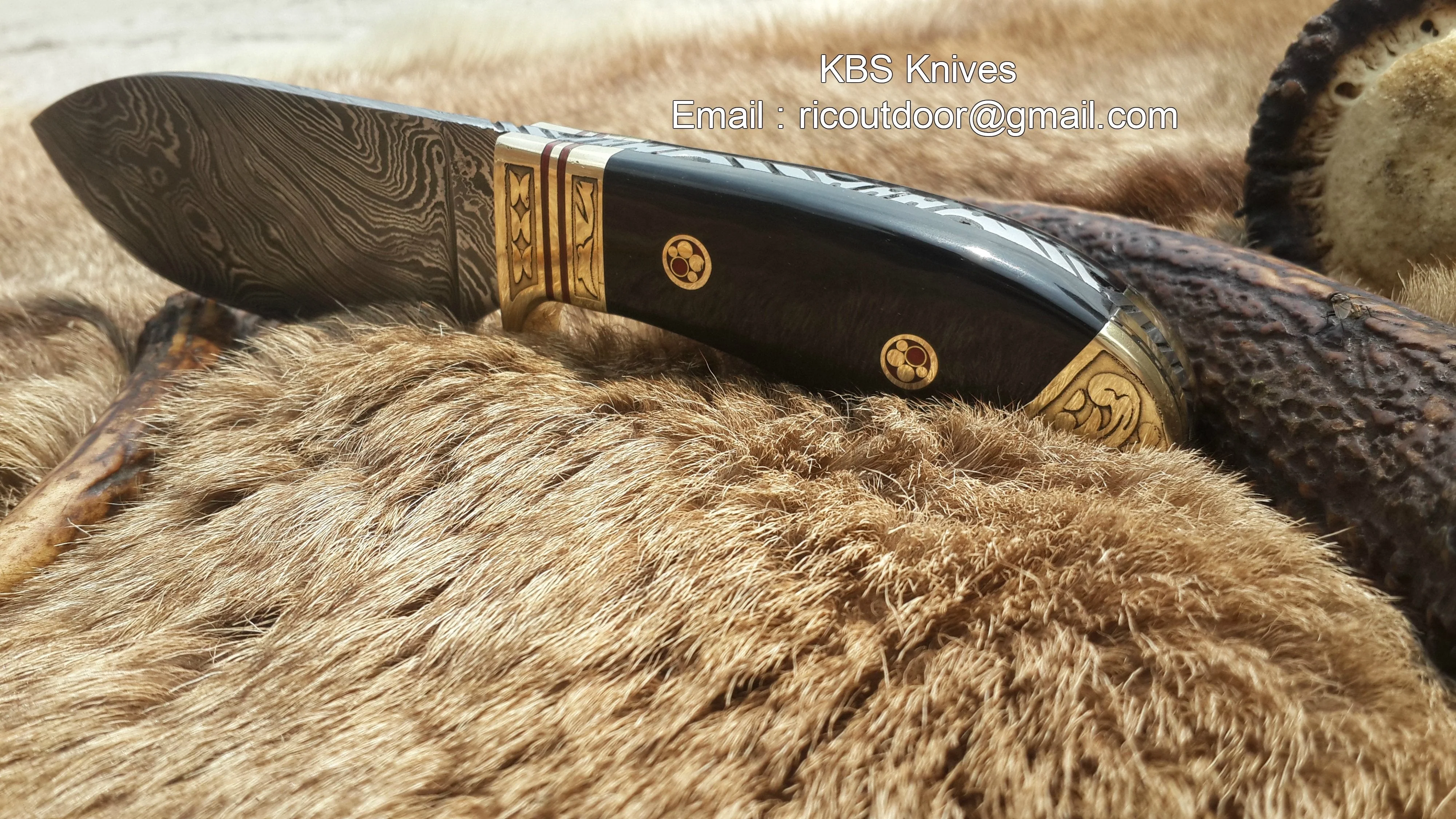 Custom Handmade Personalized Deer Skinning Knife – 8.5 Inches - Image 3