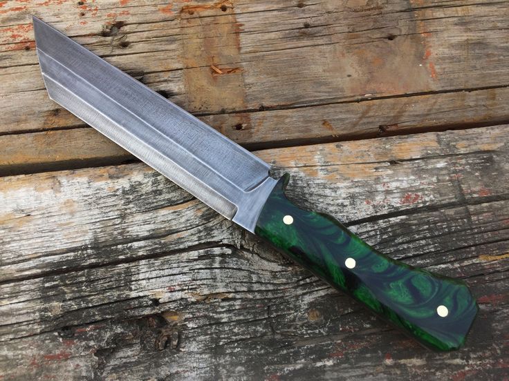 Custom Handmade Viking Seax with Leather Sheath - Image 2