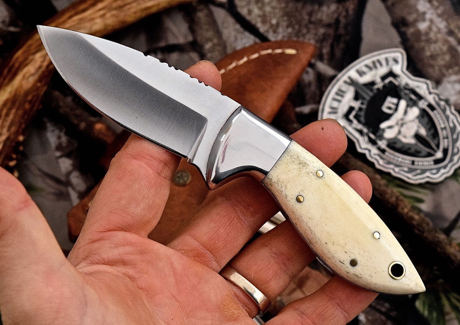 D2 steel skinning knife - Image 2