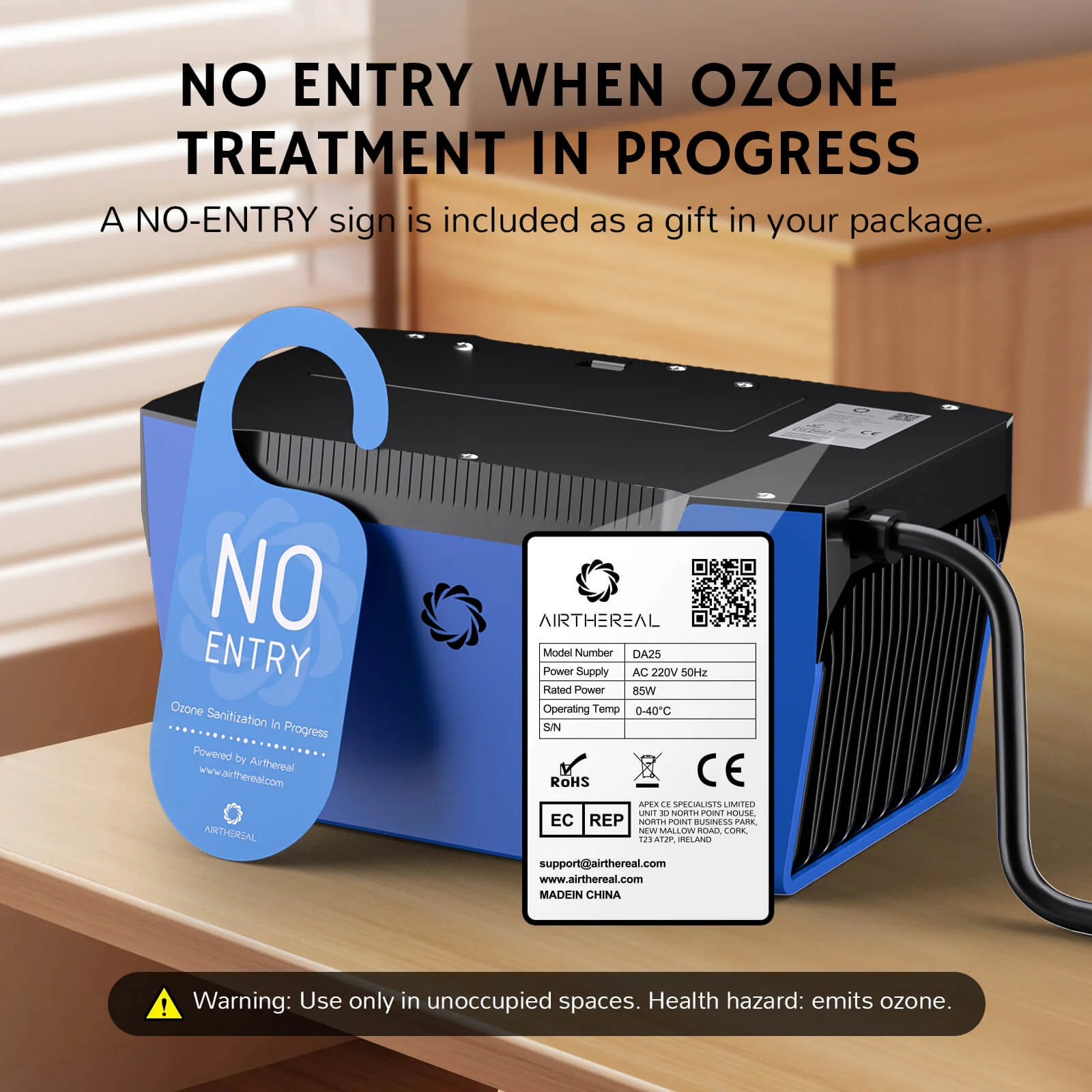 DA25 Desktop Ozone Generator - Image 8
