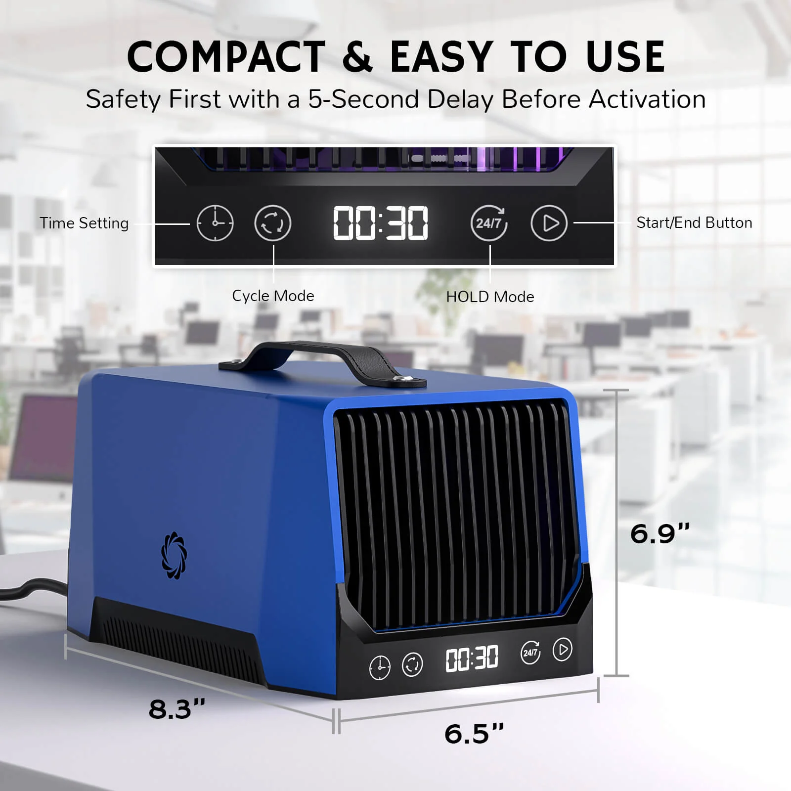 DA25 Desktop Ozone Generator - European version - Image 4