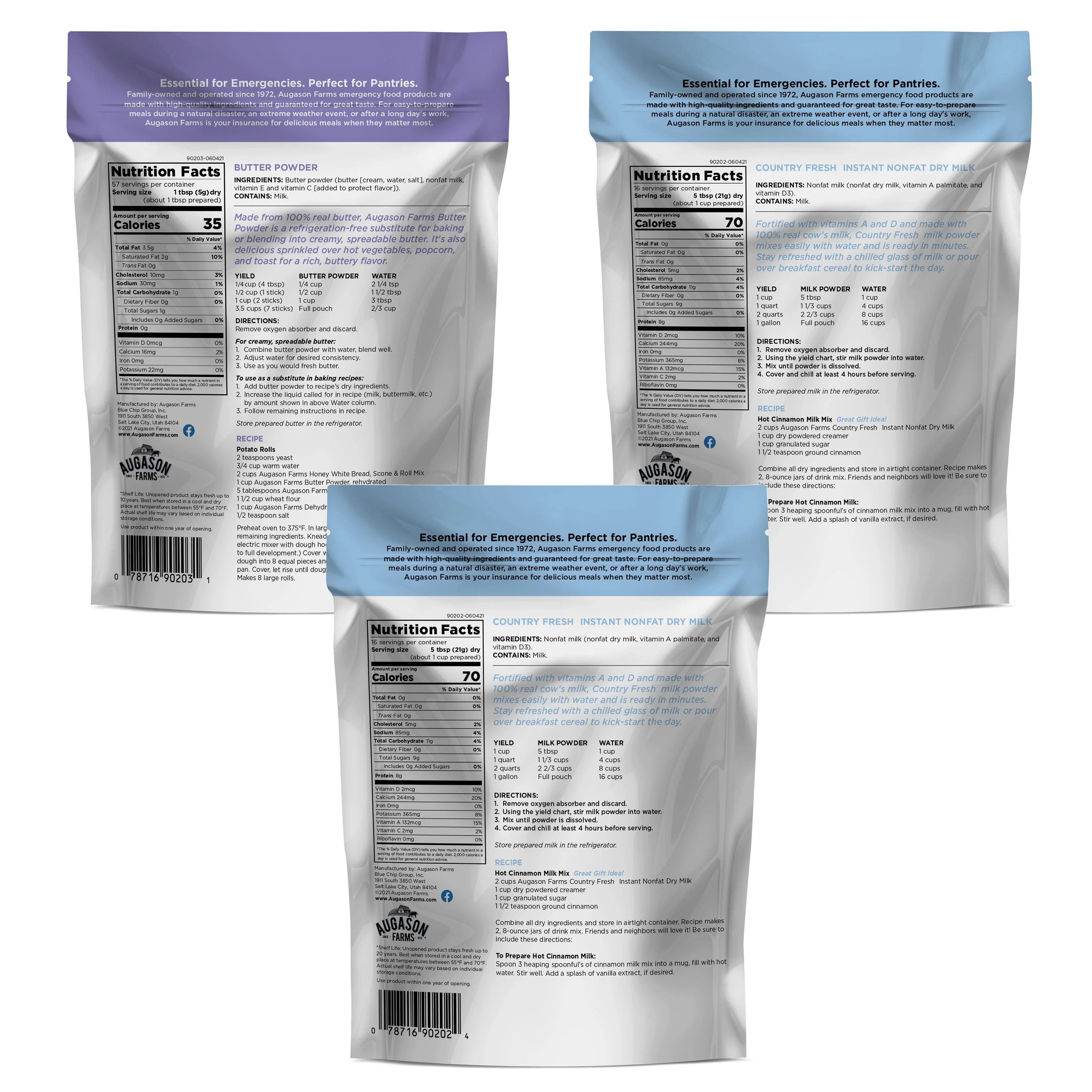 Dairy Essentials Pouches, 3 Pack (SC) - Image 2