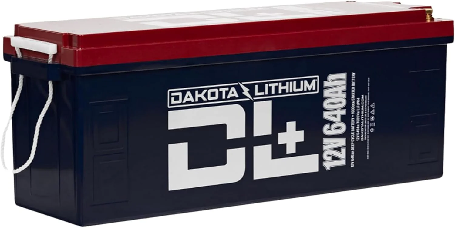 Dakota Lithium + 12V 640Ah LiFePO4 Dual Purpose Battery with CAN Bus