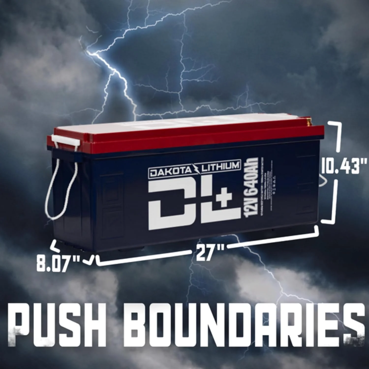 Dakota Lithium + 12V 640Ah LiFePO4 Dual Purpose Battery with CAN Bus - Image 2