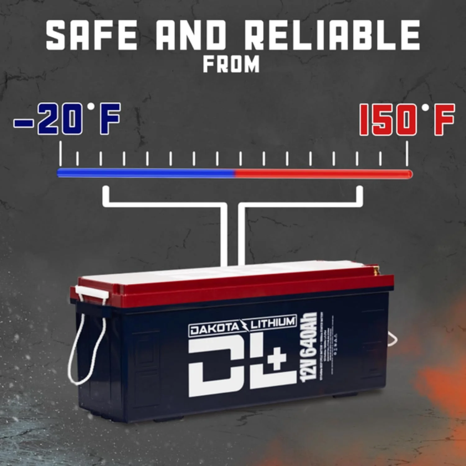 Dakota Lithium + 12V 640Ah LiFePO4 Dual Purpose Battery with CAN Bus - Image 4