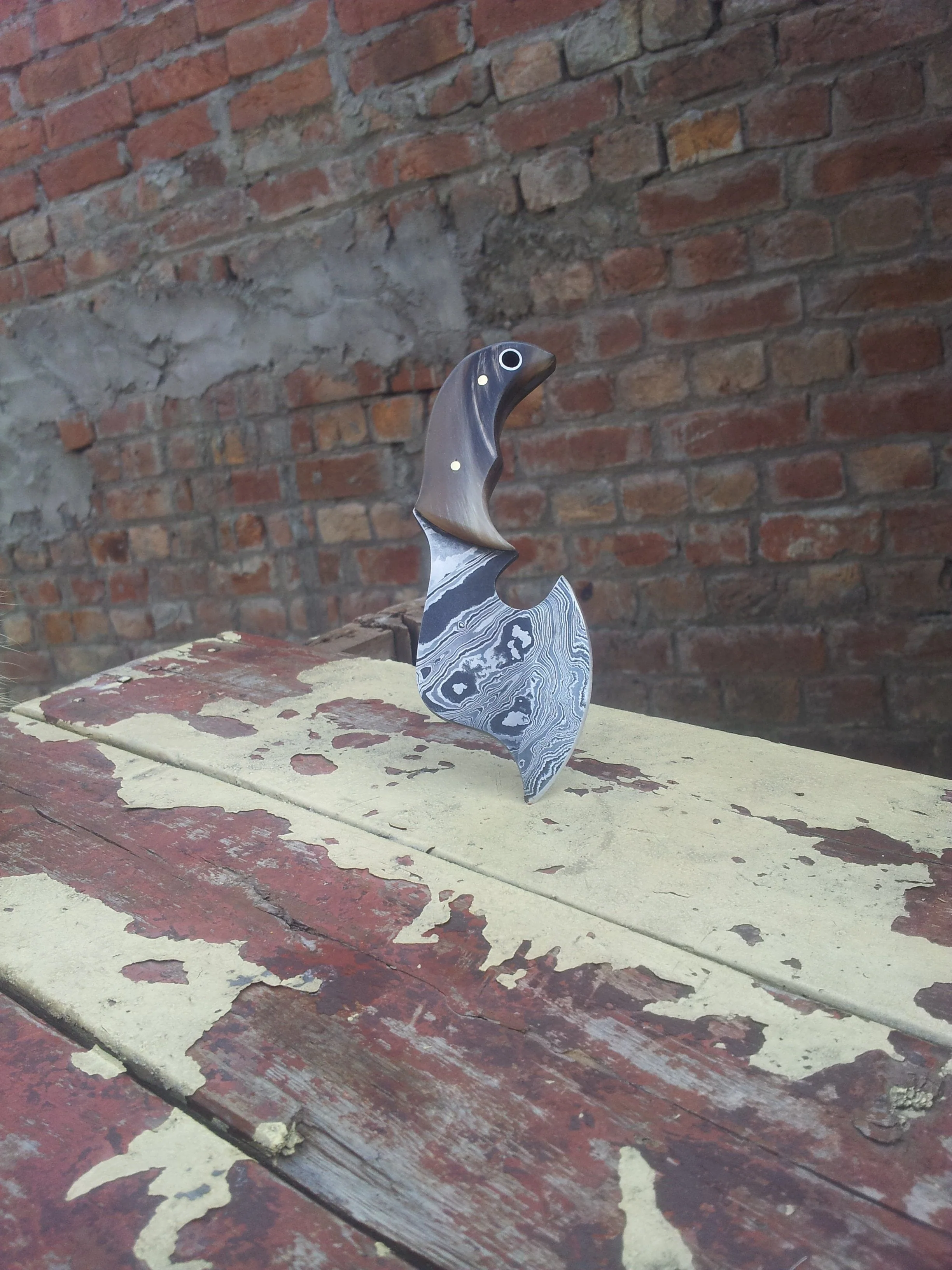 Damascus Blade Mini Skinning Axe - Image 4