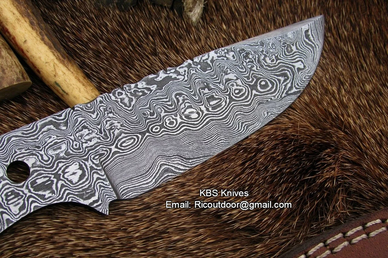 Damascus Blank Blade - Image 2