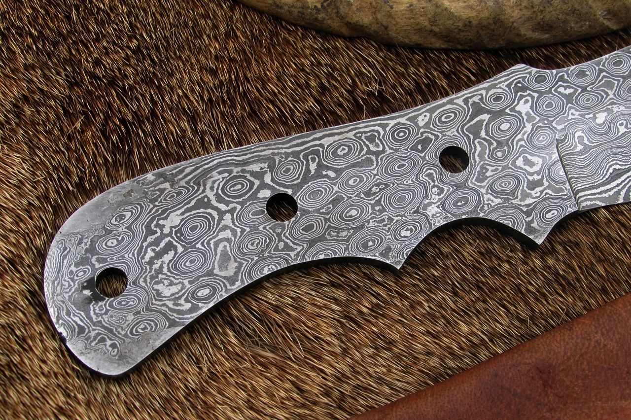 Damascus Blank Blade - Image 3