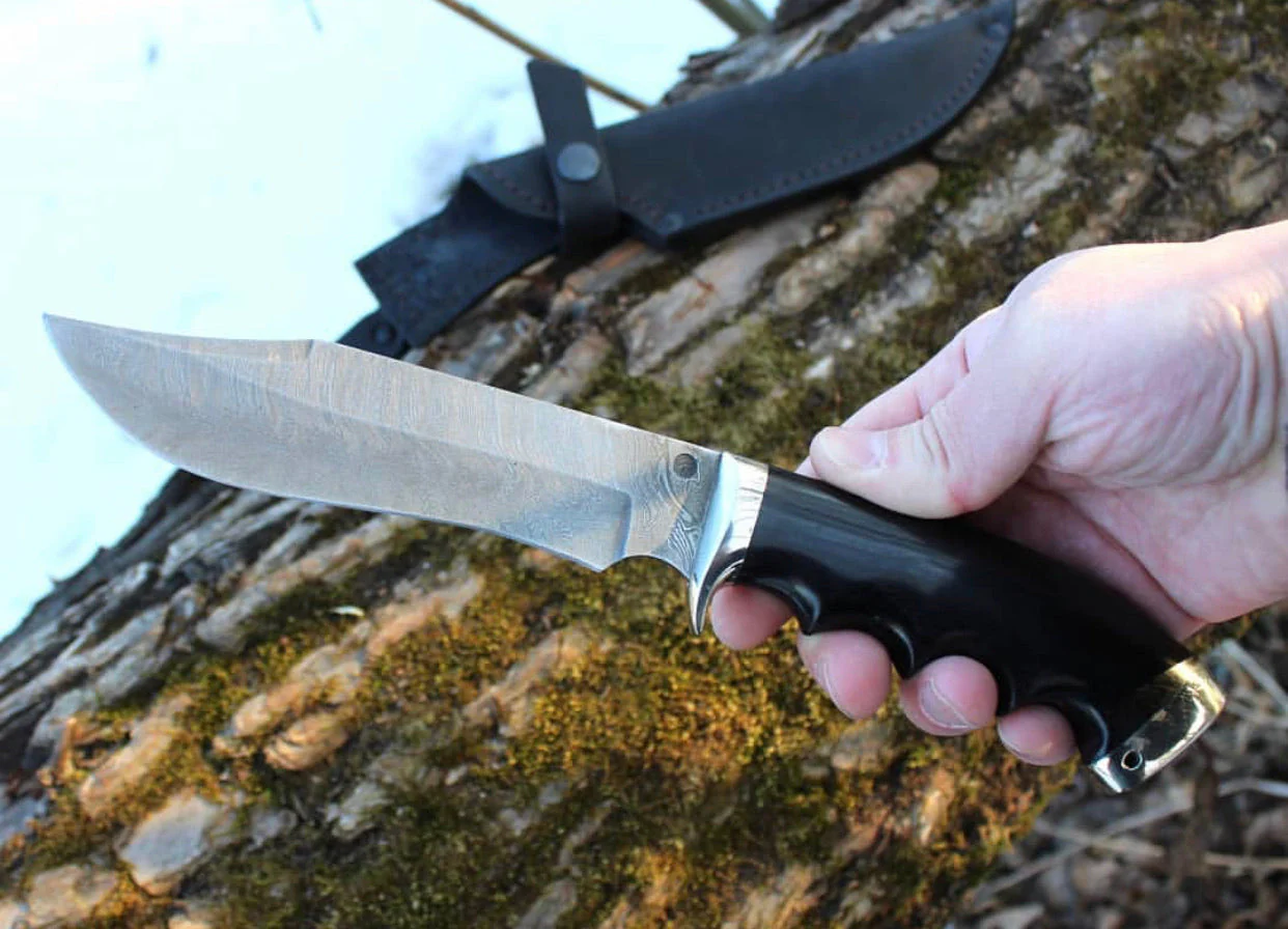 Damascus Bowie Knife - Image 2