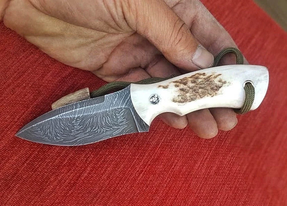 Damascus EDC Knife - Image 3