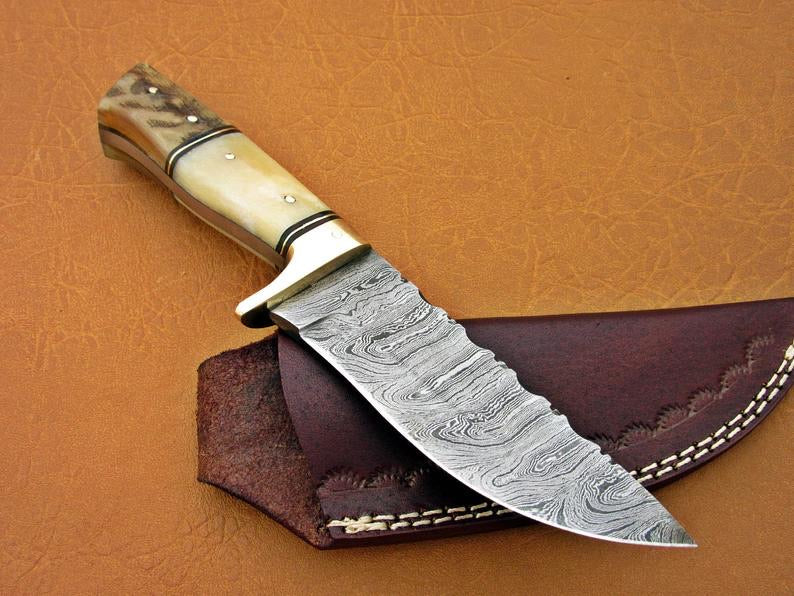 Damascus Hunting Knife - Image 3