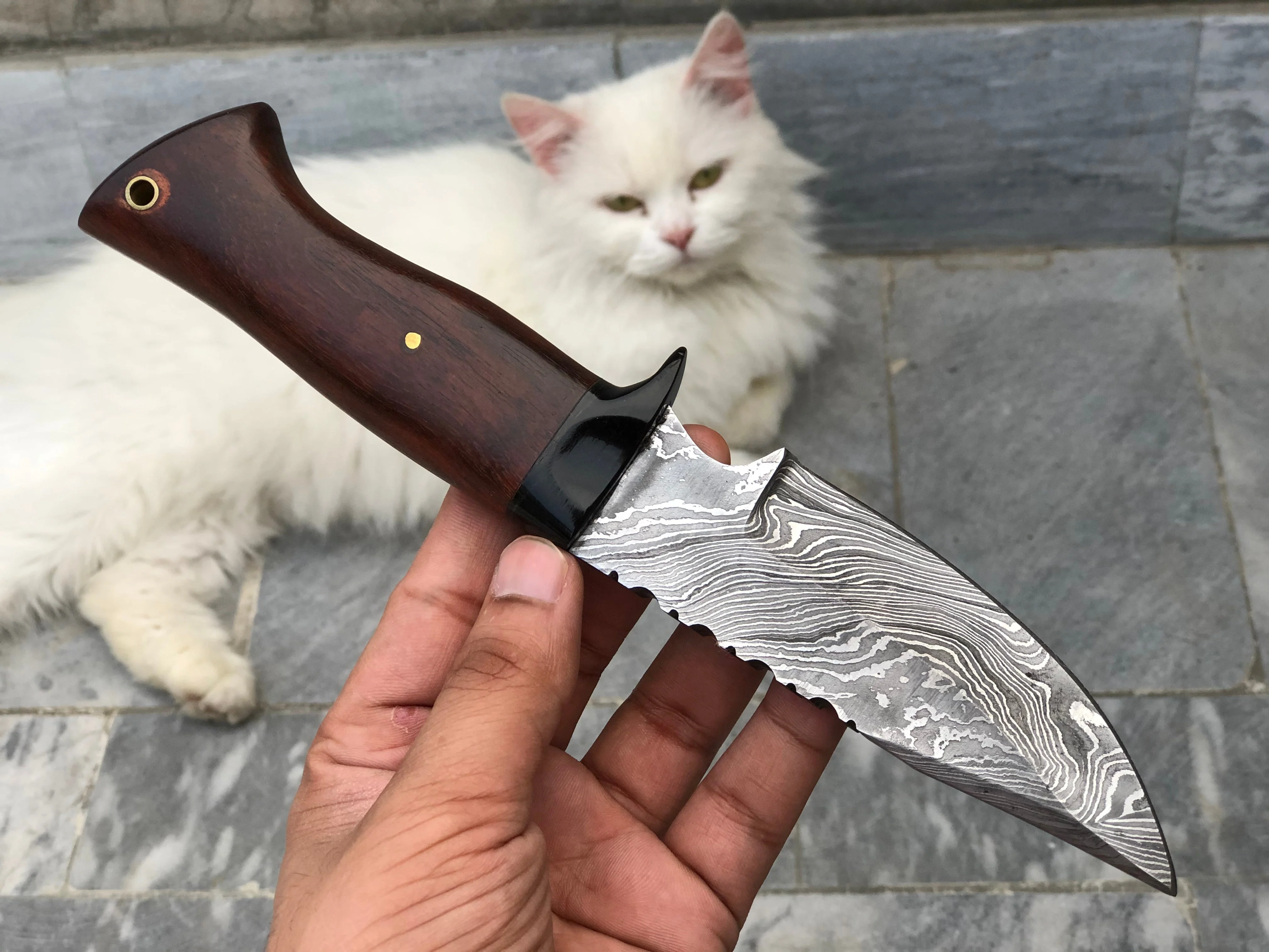 Damascus Hunting Knife - Image 2