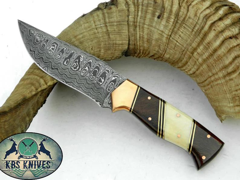 Damascus Hunting Knife - Image 2