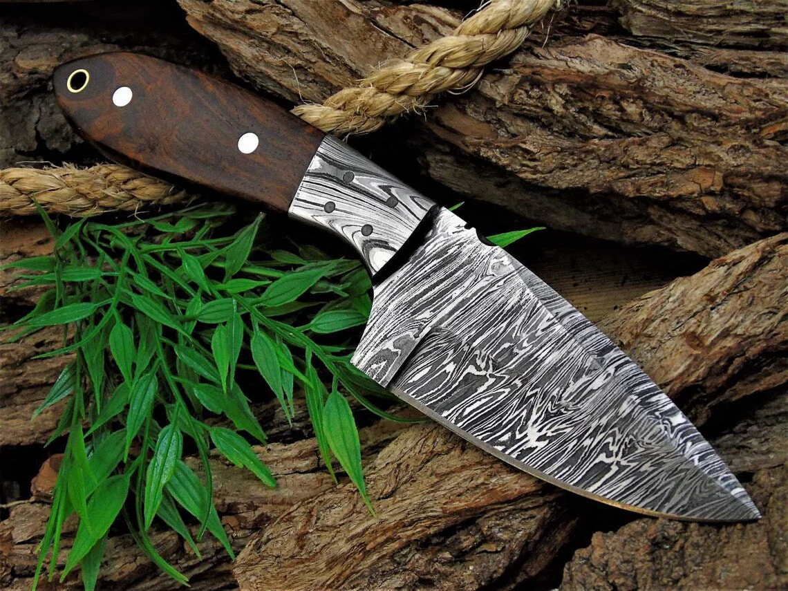 Damascus Skinner Knife - Image 2