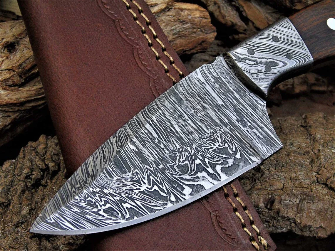 Damascus Skinner Knife - Image 3