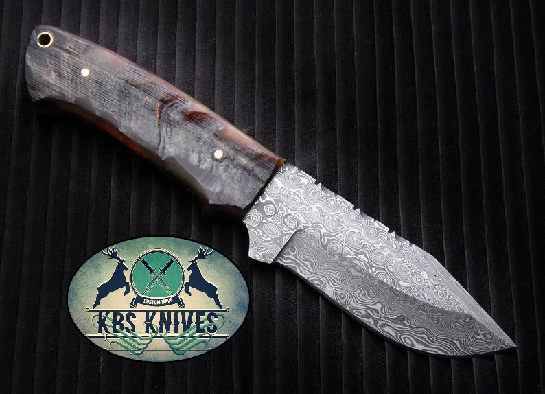 Damascus Skinning Knife - Image 2