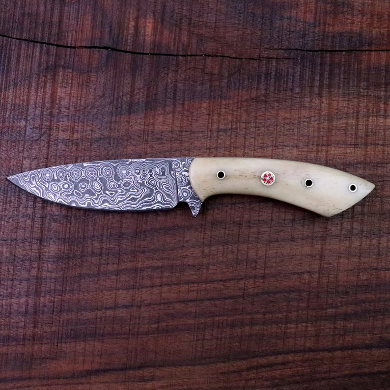 DAMASCUS SKINNING KNIFE - Image 4