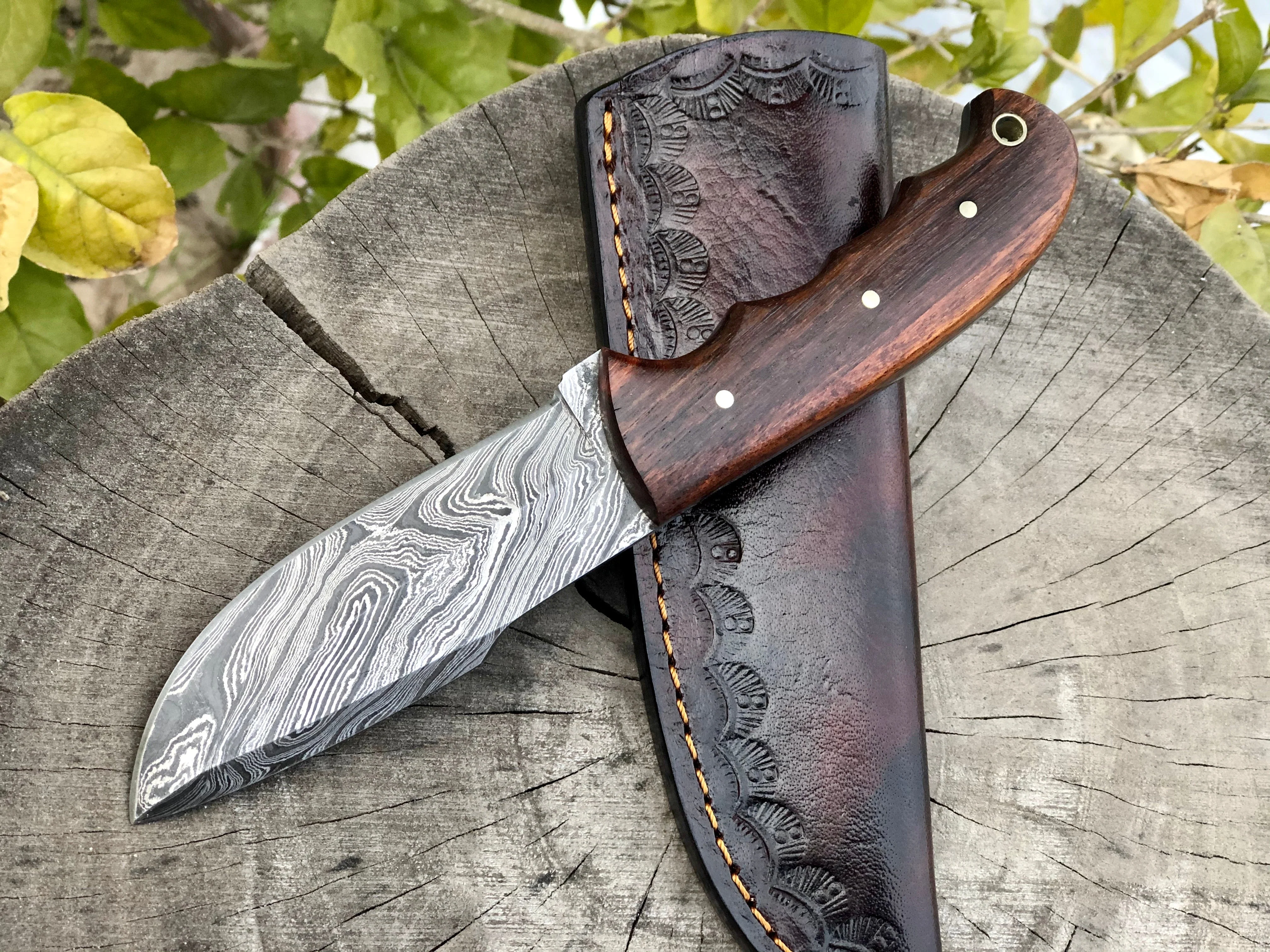 Damascus Steel Edc Knife - Image 2