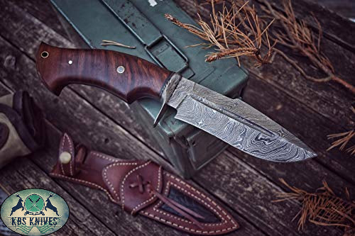 Damascus Steel Hunter Knife - Image 2