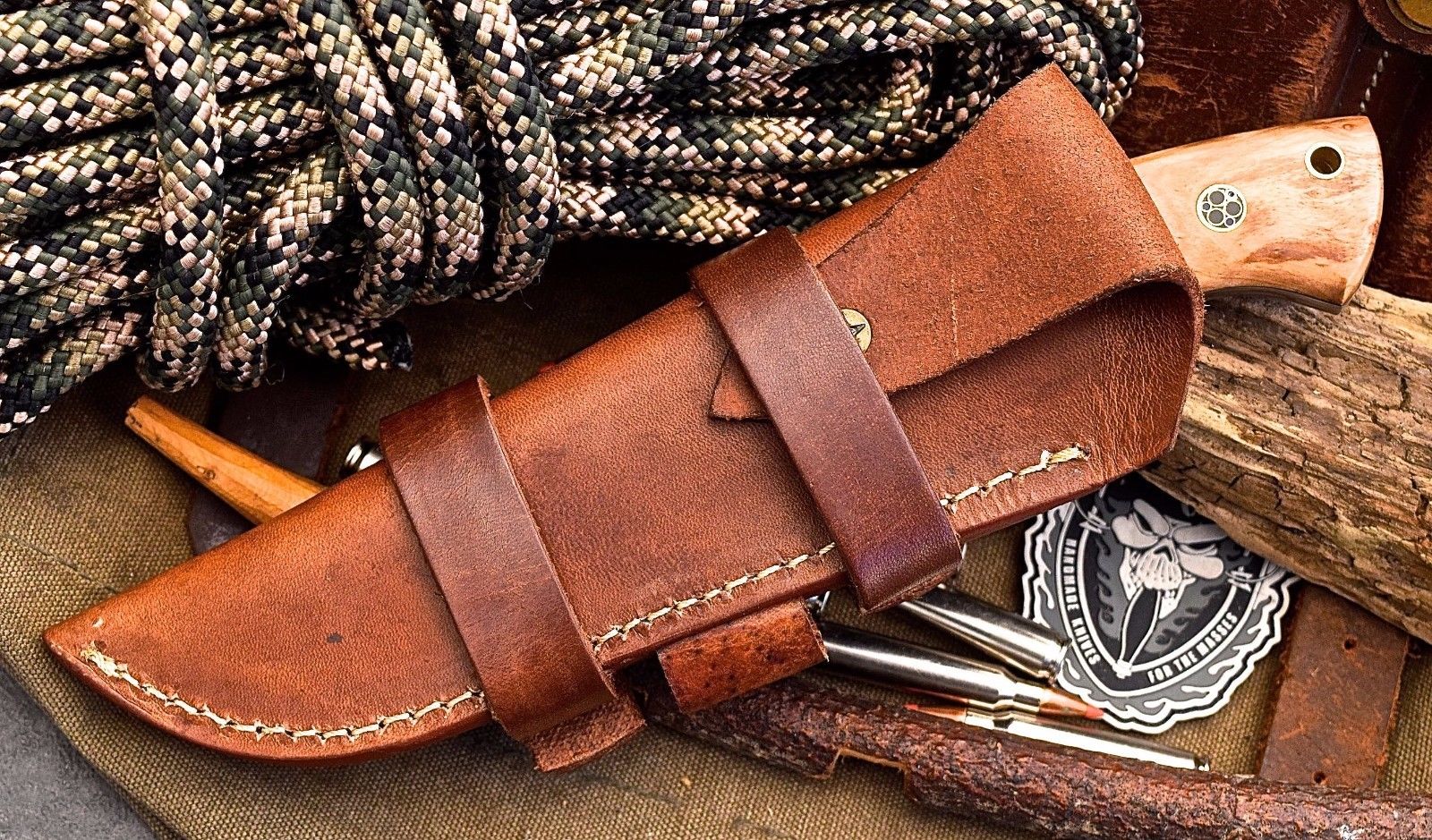 Damascus steel Hunting knife - Image 2