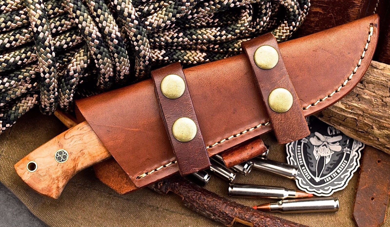 Damascus steel Hunting knife - Image 3