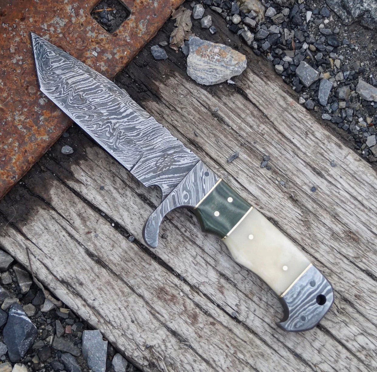 Damascus Tanto Knife - Image 3