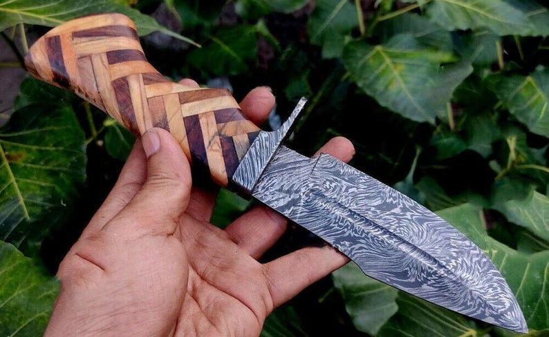 Damascus Wild Hunter Knife - Image 2