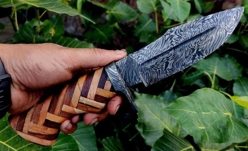 Damascus Wild Hunter Knife - Image 4