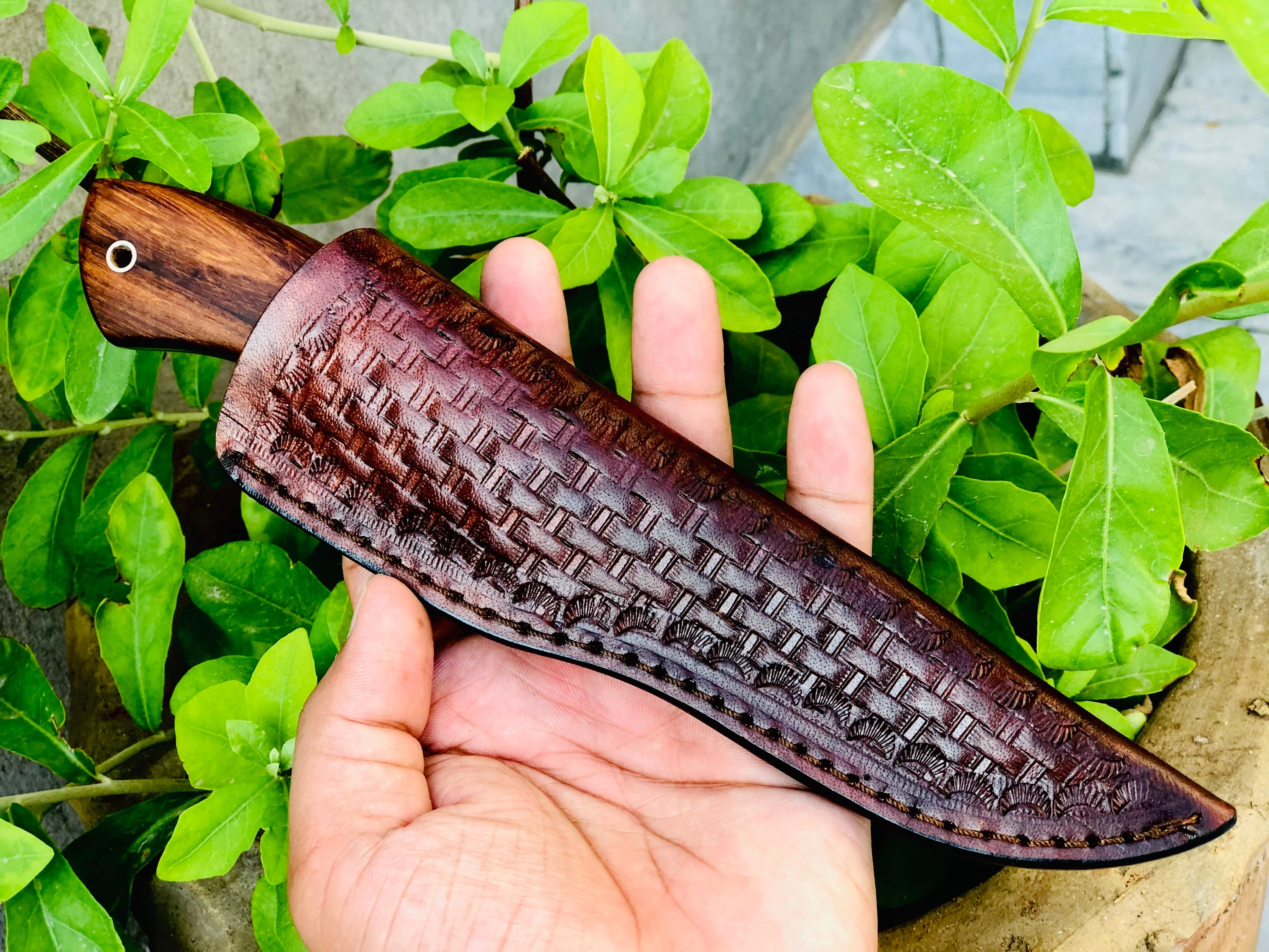 Damascus Wild Hunting Knife - Image 2