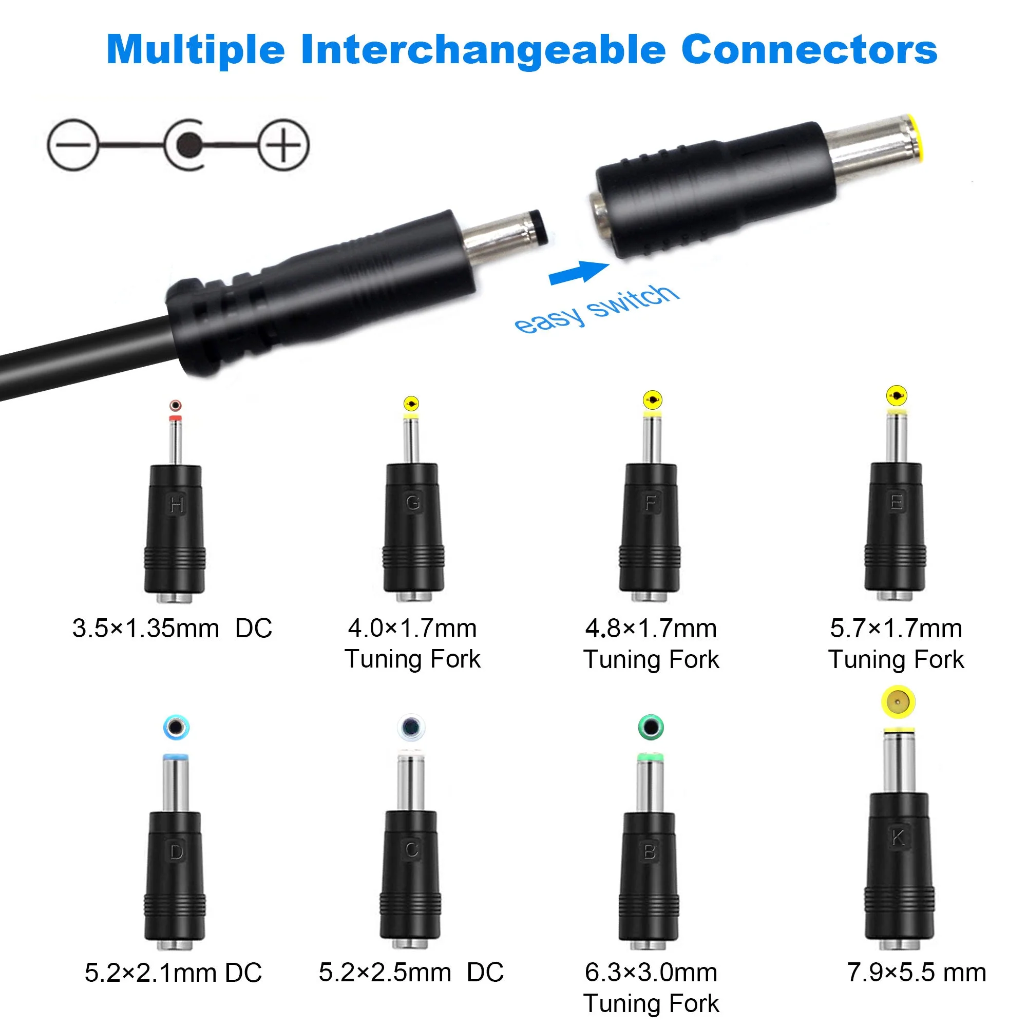 DC12V/24V Car Cigarette Lighter to DC 5.5x2.1mm Connector Adapter - Image 3