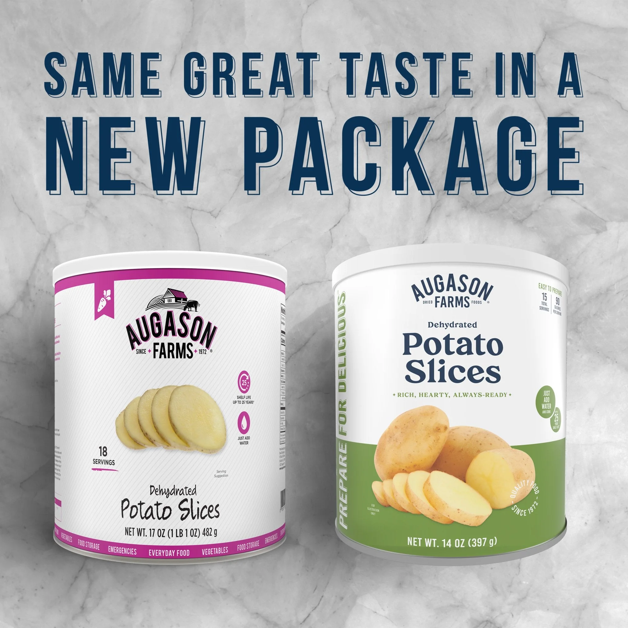 Dehydrated Potato Slices Can, 15 Servings - Image 3