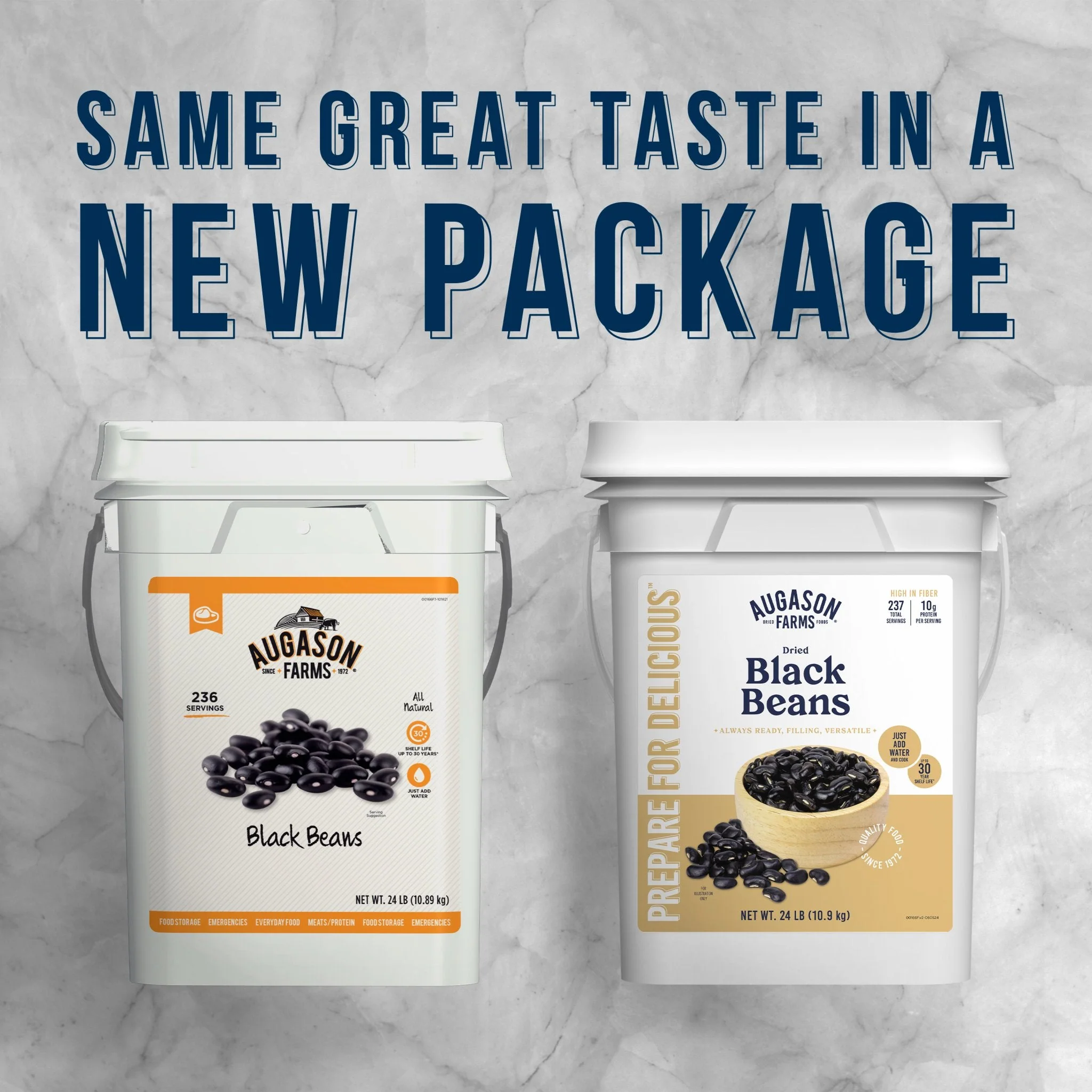 Dried Black Beans 4-Gallon Pail, 237 Servings - Image 4
