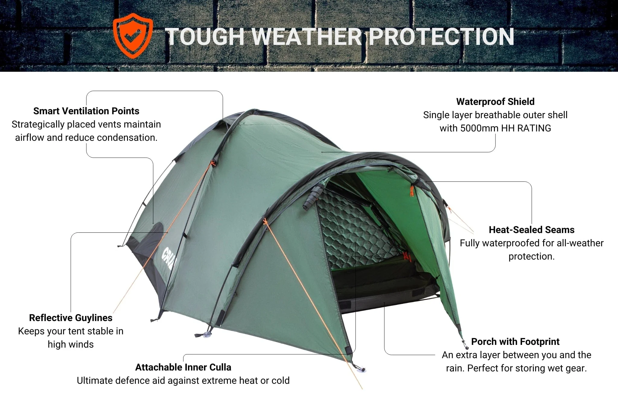 DUO GS MAXX | 3 PERSON INSULATED DOME TENT (SC) - Image 3